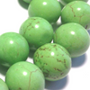12mm Magnesite rounds, green, 16 inch strand.