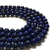 6mm Dark blue lapis lazuli rounds. 15.5 inches long.