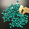 6mm Chinese turquoise cabs from Hubei, China. 10 pieces.