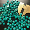 6mm Chinese turquoise cabs from Hubei, China. 10 pieces.
