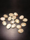 12x16mm Magnesite Oval Cabochons, 4 Pieces.