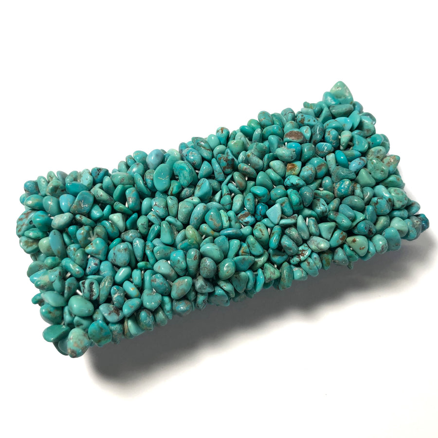 Turquoise Beads, Teardrop 25x17mm Mosaic-BD1788-HALFStrand