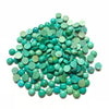 6mm Nacozari Turquoise Round Cabochons, Green-Blue. 10 pieces.