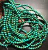 5mm Perfect Two-Tone Turquoise Rounds. 15.75 inch strand.